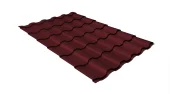 Металлочерепица v01 0,5 Satin RAL 3005 красное вино
