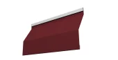 Ламель забора жалюзи Milan Slim 0,45 Drap TX RAL 3005 красное вино
